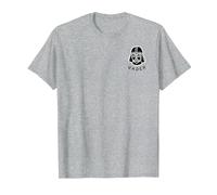 Star Wars Darth Vader Small Helmet Patch Z2 Camiseta, Hombre, Gris Jaspeado, 5XL
