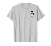 Star Wars Darth Vader Small Helmet Patch Z2 Camiseta, Hombre, Plata, S