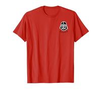 Star Wars Darth Vader Small Helmet Patch Z2 Camiseta, Hombre, Rojo, XL