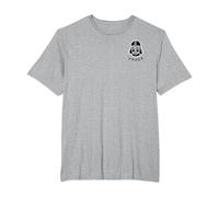 Star Wars Darth Vader Small Helmet Patch Z2 Camiseta, Hombre Tallas Grandes, Gris Jaspeado, 5X Alto