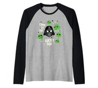 Star Wars Darth Vader The Lucky Side St. Patrick’s Day Camiseta Manga Raglan