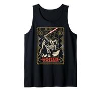 Star Wars Darth Vader Vintage Tarot Card Style Poster Camiseta sin Mangas