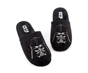 Star Wars Darth Vader Zapatillas de Casa Hombre - Casco Bordado Pantuflas