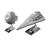 Revell Wars Bandai Death II + Imperial Star Kit Modelo, Color Plateado, Talla única (01207)