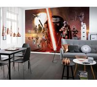 Komar Papel Pintado de Star Wars EP. 7 El Despertar de la Fuerza, Vinilo, Multicolor, 8 Piezas