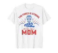 Star Wars Día de la Madre Vader Force Is Strong With Mom Camiseta