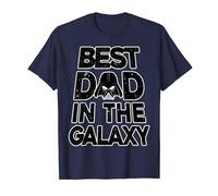 Star Wars Día del Padre Darth Vader Best Dad Galaxy Text Camiseta