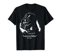Star Wars Día del Padre Darth Vader Epic Father Quote Camiseta, Hombre, Negro, XL
