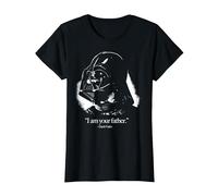 Star Wars Día del Padre Darth Vader Epic Father Quote Camiseta, Mujer, Negro, L