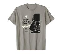 Star Wars Dia Del Padre Darth Vader Side Portrait Quote Camiseta
