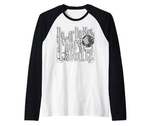 Star Wars Do Or Do Not There Is No Try Classic Yoda Quote Camiseta Manga Raglan