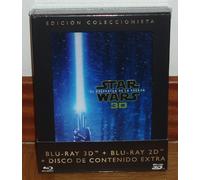 STAR WARS EL DESPERTAR DE LA FUERZA EDICION COLECCIONISTA BR 3D+2 BR NUEVO A-B-C