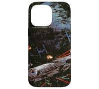 Star Wars: El Regreso del Jedi: Death Star II: Battle Black Carcasa para iPhone 14 Pro MAX