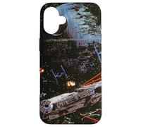 Star Wars: El regreso del Jedi: Death Star II: Battle Black Carcasa para iPhone 16 Plus