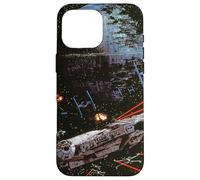 Star Wars: El regreso del Jedi: Death Star II: Battle Black Carcasa para iPhone 16 Pro Max