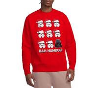 Star Wars Empire Bah Humbug - Sudadera Unisex, Color Rojo, Rosso, M