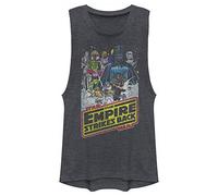 STAR WARS Empire Hoth Women's Muscle Tank, Denim Blue Heather, X-Large