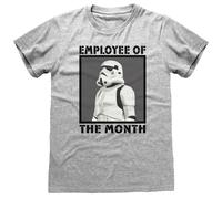 Star Wars 'Employee Of The Month' (Gris) Camiseta - ¡NUEVO Y OFICIAL