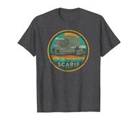 Star Wars Enjoy Scarif Beach Vacation Vintage Camiseta, Hombre, Jaspeado Oscuro, 4XL