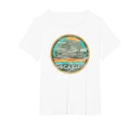 Star Wars Enjoy Scarif Beach Vacation Vintage Camiseta, Mujer Tallas Grandes, Blanco, 4XL Grande