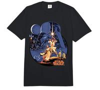 Star Wars Episode IV A New Hope Vintage Retro Poster Artwork Comfort Colors Adult Heavyweight T-Shirt