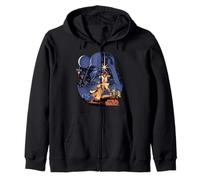 Star Wars Episode V A New Hope Vintage Retro Poster Artwork Sudadera con Capucha