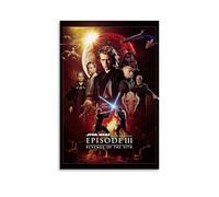 Star Wars Episodio III - La venganza de los SithClassic Póster de la película Horror Series Romántico Amor Póster Decoración de pared Lienzo Clásico Póster Decoración Estética del Hogar 30 x 45 cm (30