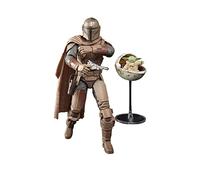 Star Wars Figura de acción Mandaloriano y Grogu 15cm