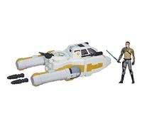 Star Wars - Figura Scout Bomber con vehiculo Y-Wing