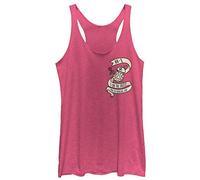 STAR WARS Force Awakens BB8 Droid Vday Women's Racerback Tank Top, Pink Heather, X-Small