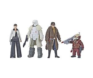 Star Wars Force Link 2.0 - Mission on Vandor-1 - Pack de 4 Figuras de 9,5 cm - Juguete