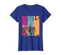 Star Wars Forces of Destiny Rebels Camiseta, Mujer, Azul Real, S