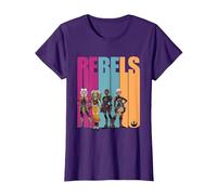 Star Wars Forces of Destiny Rebels Camiseta, Mujer, Morado, 3XL