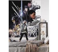 Komar Star Wars - Papel pintado fotográfico (184 x 254 cm), diseño de balance, color blanco