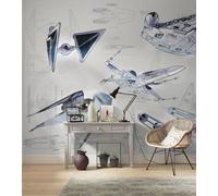 Star Wars Foto Papel Pintado Mural 399x279cm Naves Espaciales Full Pared Teen XL