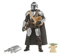 Star Wars Galactic Action The Mandalorian & Grogu, Figuras electrónicas interactivas de 30 cm, Juguetes, a Partir de 4 años, Versión Francesa