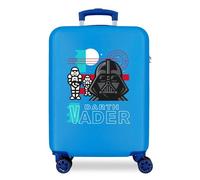 Star Wars Galactic Empire Maleta de Cabina Azul 38x55x20 cms Rígida ABS Cierre de combinación Lateral 34L 2 kgs 4 Ruedas Dobles Equipaje de Mano
