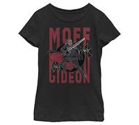 Star Wars Girl's Gideon Retrieve The Asset T-Shirt Black, Large