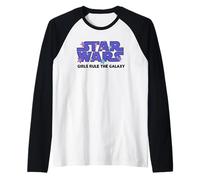 Star Wars Girls Rule The Galaxy Stars Camiseta Manga Raglan