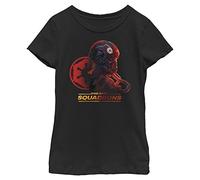 STAR WARS girls Star Wars: Squadrons Imperial Pilot Short Sleeve Tee T Shirt, Black, X-Small US