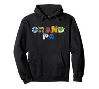 Star Wars Grandpa Character Letters Family Trip Matching Sudadera con Capucha