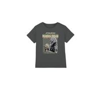 Star Wars Grogo Legend Continues - Camiseta Unisex para niños, Color carbón, 9-10 años, Gris Oscuro, 9-10 años