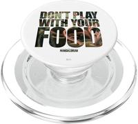 Star Wars Grogu Don't Play with Your Food Funny Letter Image PopSockets PopGrip para MagSafe