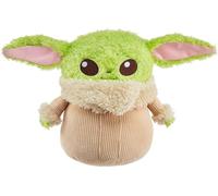 Star Wars Grogu - Figura de juguete de peluche de 12 pulgadas, muñeca de personaje suave y peludo con sonidos, presiona las manos para activarlo