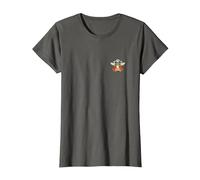 Star Wars Grogu Halloween Cute Space Pirate Captain Costume Camiseta, Mujer, Asfalto, XS