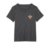 Star Wars Grogu Halloween Cute Space Pirate Captain Costume Camiseta, Mujer Tallas Grandes, Jaspeado Oscuro, 5XL Grande