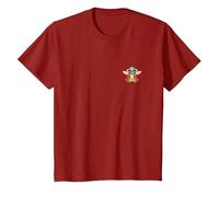 Star Wars Grogu Halloween Cute Space Pirate Captain Costume Camiseta, Niños, Arándano, 8 años