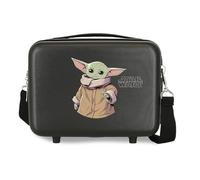 Star wars Grogu Neceser Adaptable Negro 29x21x15 cms Rígido ABS 9,14L 0,8 kgs