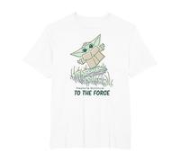 Star Wars Grogu Restore Balance to The Force Camiseta, Hombre Tallas Grandes, Blanco, 5X Alto