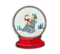 Star Wars Han Solo and Tauntaun - Pin esmaltado de globo de nieve de invierno, Metal